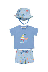 Mayoral Sailboat 3pc Bathing Suit Set