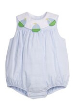 Little English Bib Bubble Sailboats
