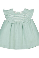 Mayoral Mint Dress w/Smocking