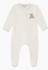 Magnolia Baby Bear Hugs Zip Footie Sky