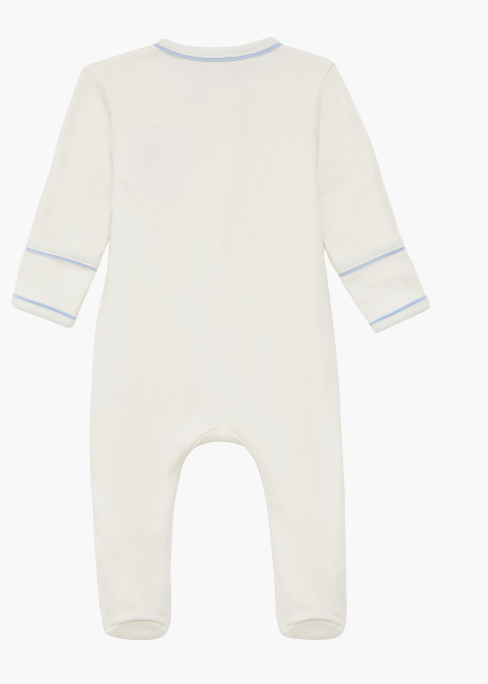 Magnolia Baby Bear Hugs Zip Footie Sky