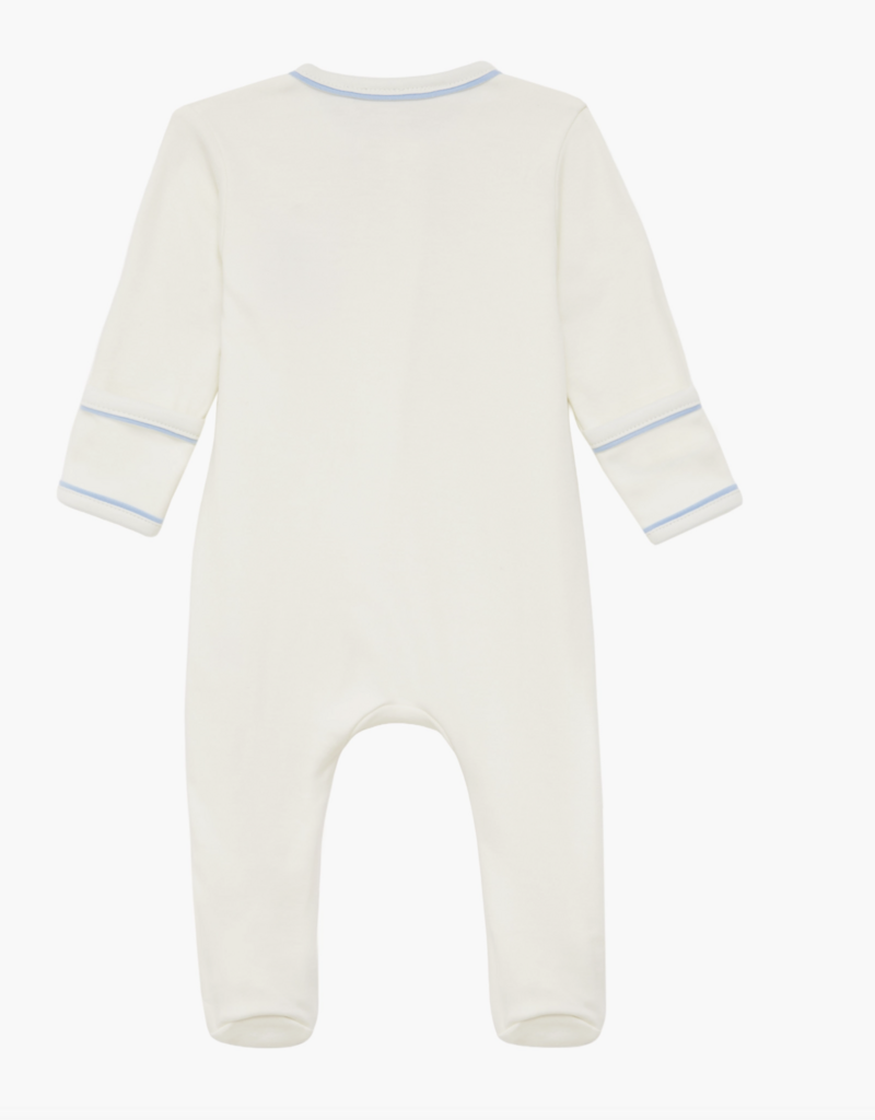 Magnolia Baby Bear Hugs Zip Footie Sky