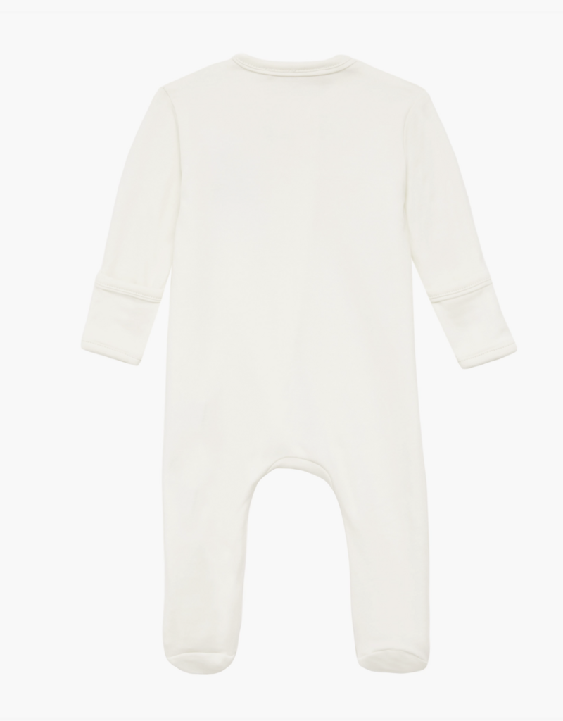 Magnolia Baby Bear Hugs Zip Footie Ivory
