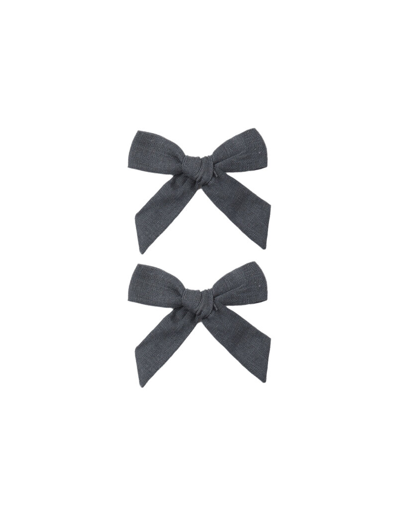 Rylee + Cru LLC BOWS, SET OF 2 MIDNIGHT