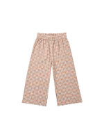 Rylee + Cru LLC WIDE LEG PANT FAWN GINGHAM