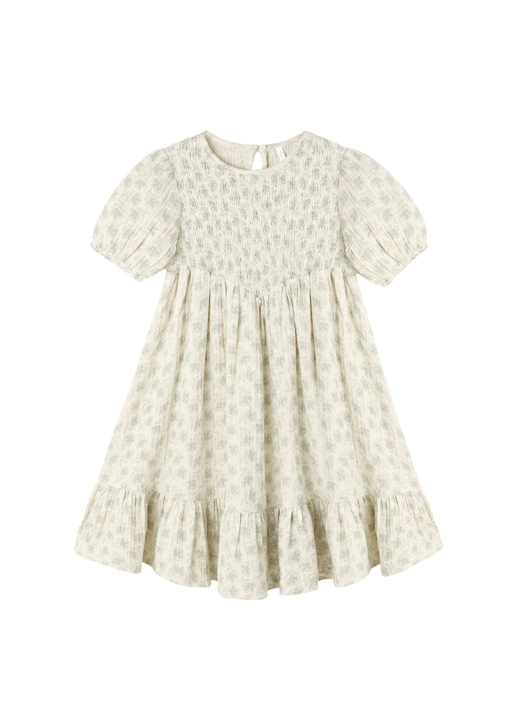 Rylee + Cru LLC LYDIA DRESS GREEN IRIS NATURAL
