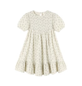 Rylee + Cru LLC LYDIA DRESS GREEN IRIS NATURAL