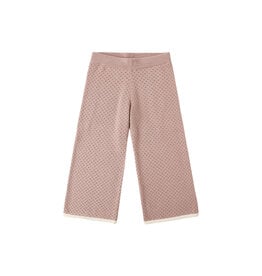 Rylee + Cru LLC POINTELLE KNIT PANT ROSEWOOD