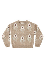 Rylee + Cru Inc. ASPEN SWEATER FAWN FLOWER