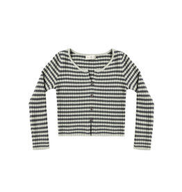 Rylee + Cru Inc. LONG SLEEVE KNIT TEE MIDNIGHT STRIPE