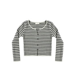 Rylee + Cru LLC LONG SLEEVE KNIT TEE MIDNIGHT STRIPE