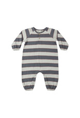 Rylee + Cru Inc. HENLEY JUMPSUIT SAGE STRIPE MIDNIGHT