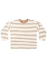 Rylee + Cru Inc. CAMDEN LONG SLEEVE TEE FAWN STRIPE
