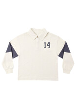 Rylee + Cru Inc. RUGBY POLO MIDNIGHT NATURAL
