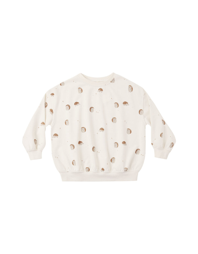 Rylee + Cru Inc. RELAXED SWEATSHIRT HEDGEHOG