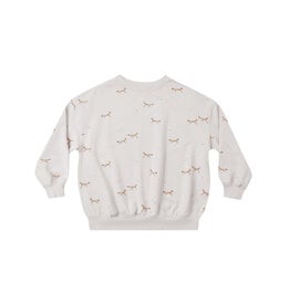Rylee + Cru LLC RELAXED SWEATSHIRT FOXES