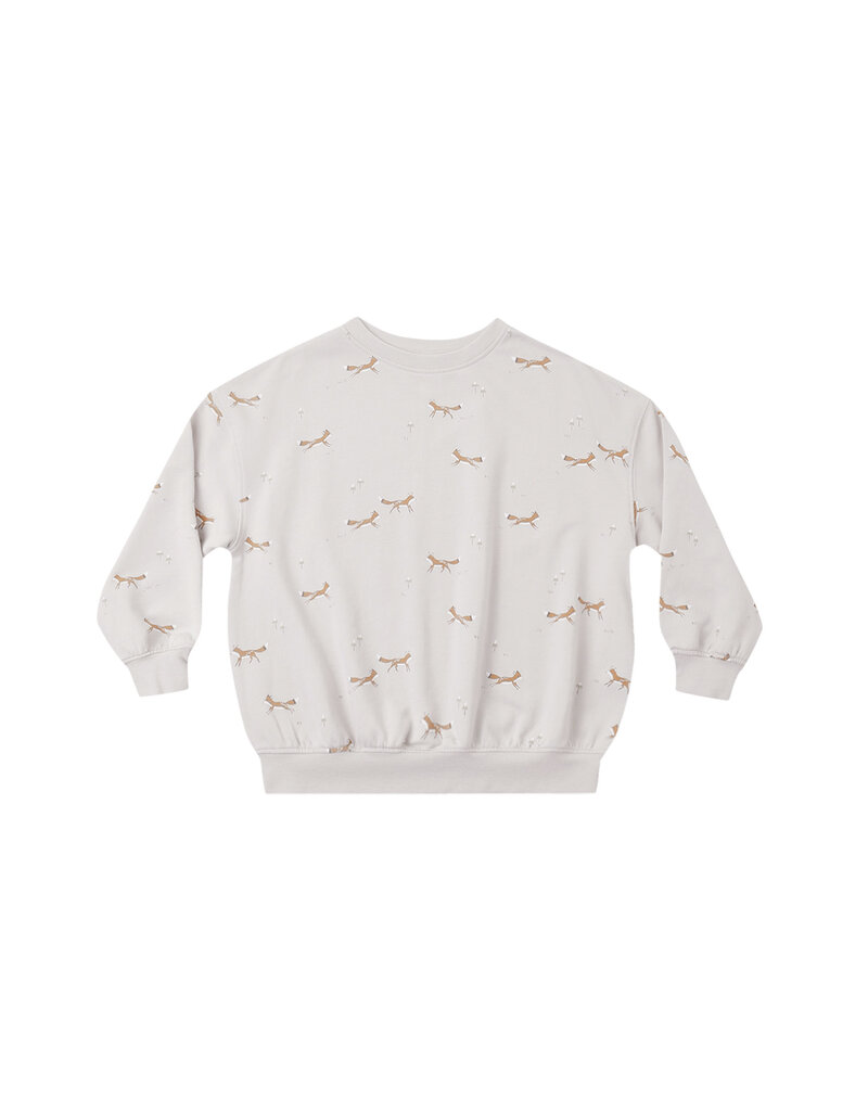 Rylee + Cru Inc. RELAXED SWEATSHIRT FOXES