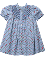 Pink Chicken girls lucia dress - light blue carnation