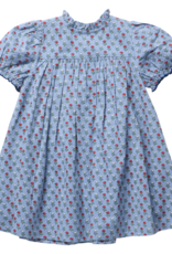 Pink Chicken girls lucia dress - light blue carnation