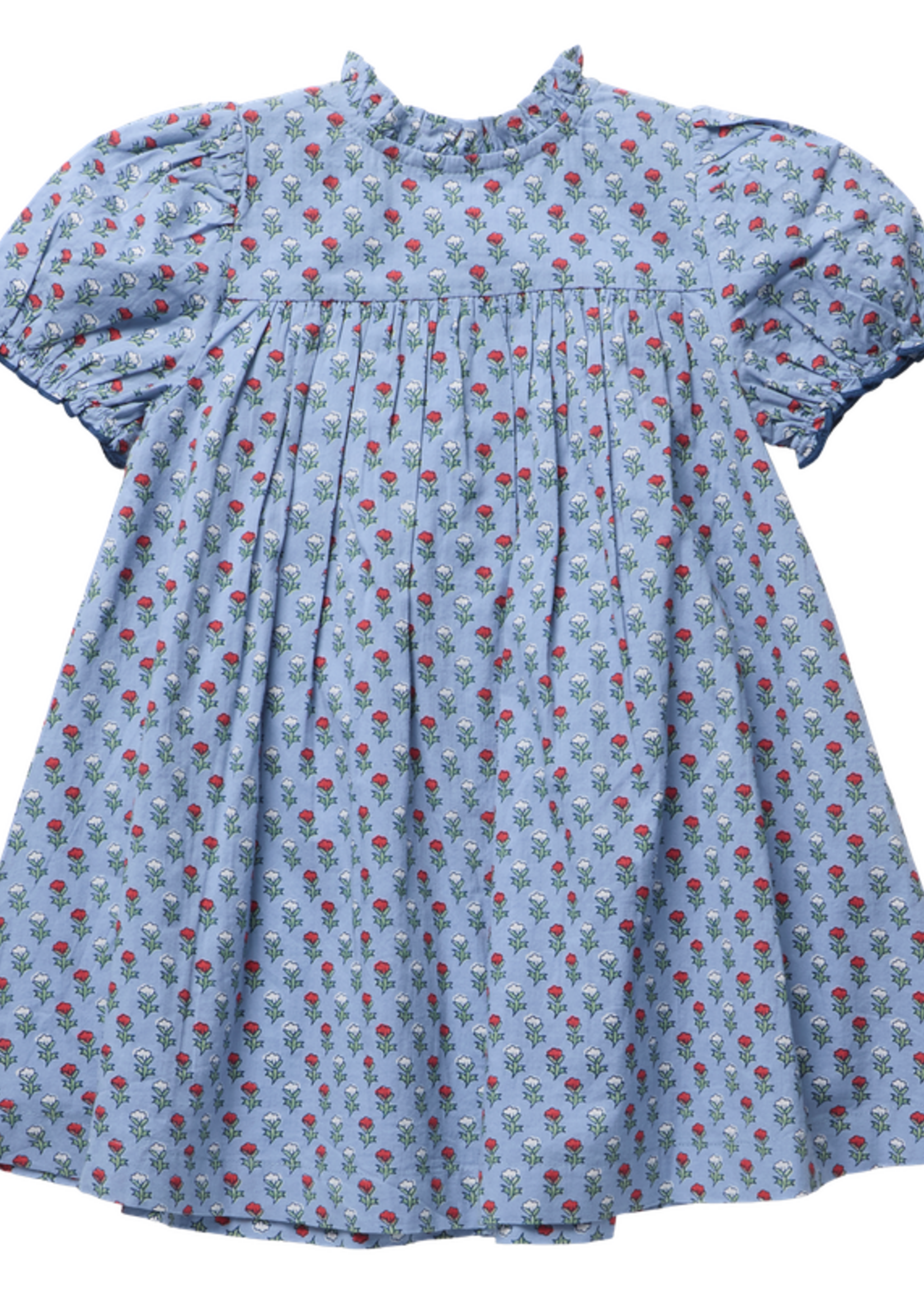 Pink Chicken girls lucia dress - light blue carnation