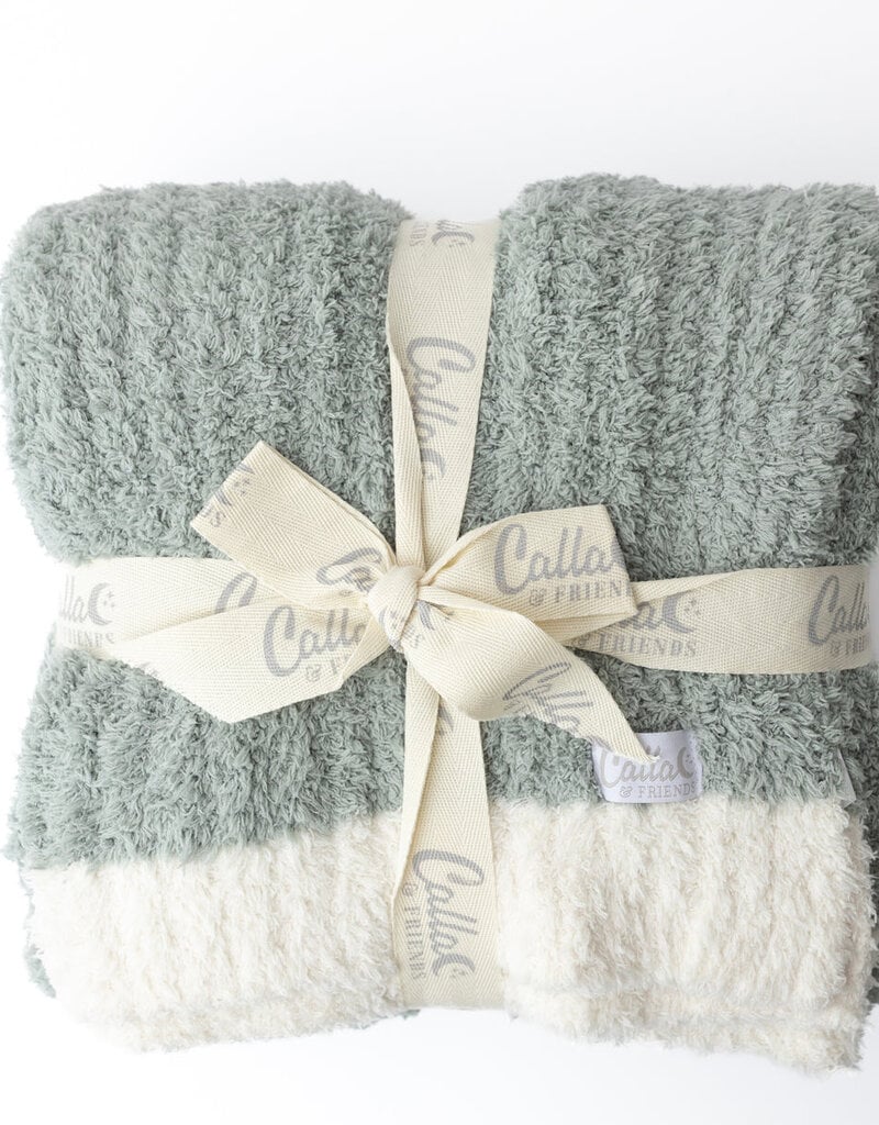 Calla & Friends The Alani Blanket Toddler Sage