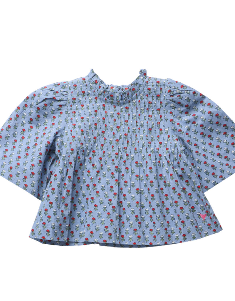 Pink Chicken girls jaipur top - light blue carnation