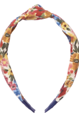 Pink Chicken holly headband - watercolor meadow