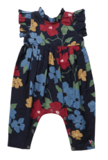 Pink Chicken baby girls jennifer jumper - navy hibiscus floral