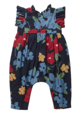 Pink Chicken baby girls jennifer jumper - navy hibiscus floral