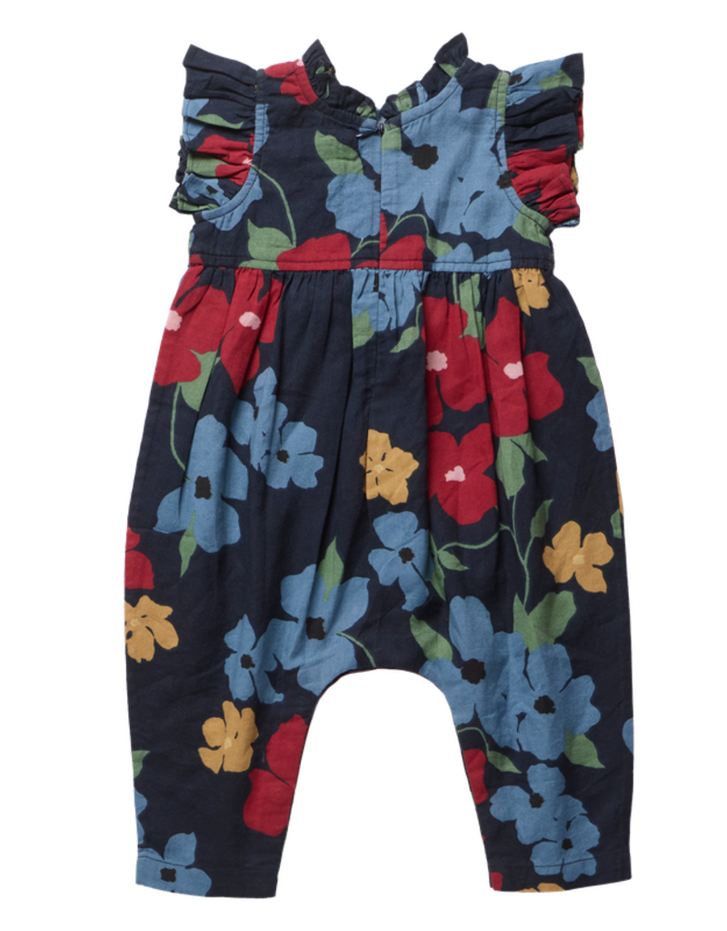 Pink Chicken baby girls jennifer jumper - navy hibiscus floral