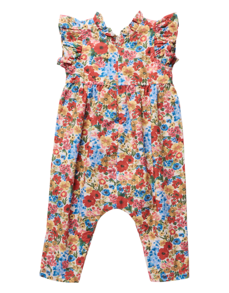 Pink Chicken baby girls jennifer jumper - watercolor meadow