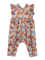 Pink Chicken baby girls jennifer jumper - watercolor meadow