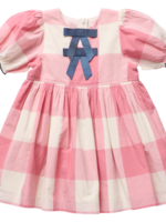 Pink Chicken girls hermione dress - pink checks