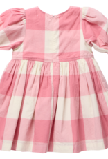 Pink Chicken girls hermione dress - pink checks