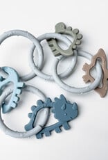 Calla & Friends Dino Rings Silicone Teether