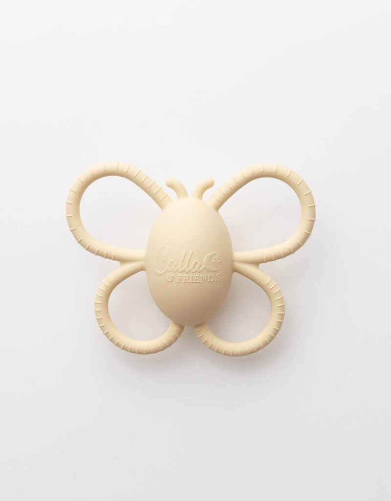 Calla & Friends Garden Party Collection  Butterfly Rattle Teether