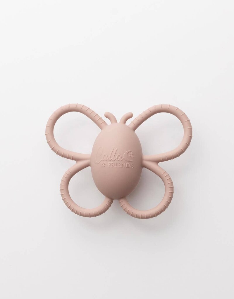 Calla & Friends Garden Party Collection  Butterfly Rattle Teether