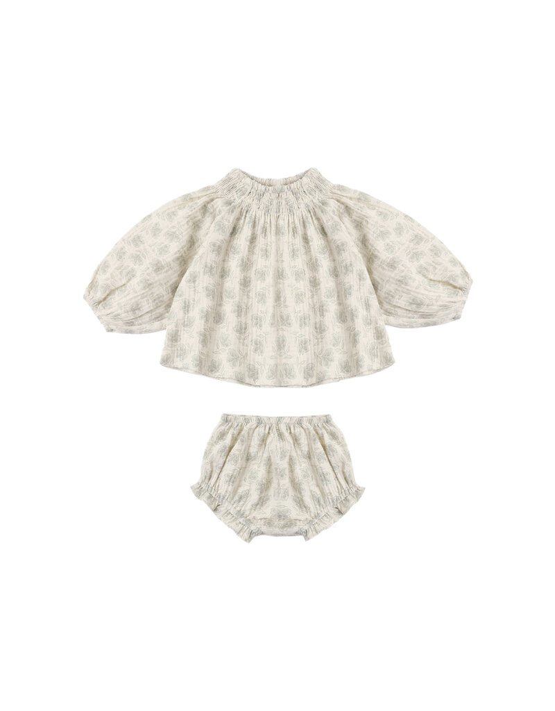Rylee + Cru Inc. QUINCY SET GREEN IRIS NATURAL