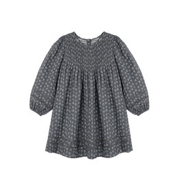 Rylee + Cru Inc. SELENE DRESS HEART DITSY MIDNIGHT