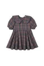 Rylee + Cru Inc. CAMILLE DRESS MIDNIGHT PLAID