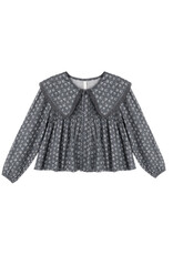 Rylee + Cru Inc. FERN BLOUSE HEART DITSY MIDNIGHT