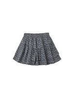 Rylee + Cru LLC TIERED MINI SKIRT HEART DITSY MIDNIGHT
