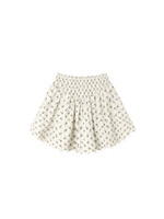 Rylee + Cru LLC SMOCKED V MINI SKIRT VINTAGE FLEUR NATURAL