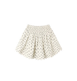 Rylee + Cru Inc. SMOCKED V MINI SKIRT VINTAGE FLEUR NATURAL