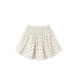 Rylee + Cru LLC SMOCKED V MINI SKIRT VINTAGE FLEUR NATURAL