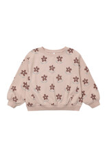Rylee + Cru Inc. OVERSIZED SWEATSHIRT DAISY ROSEWOOD