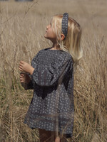 Rylee + Cru LLC SELENE DRESS HEART DITSY MIDNIGHT