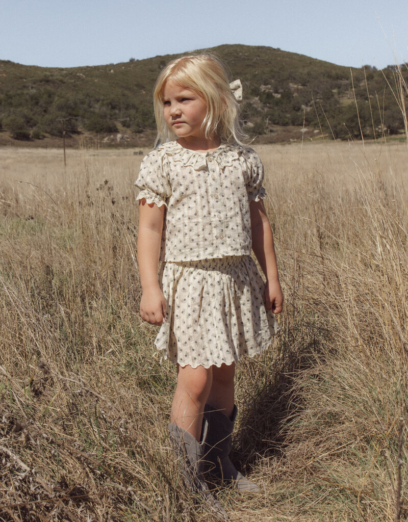 Rylee + Cru Inc. LIV BLOUSE VINTAGE FLEUR NATURAL