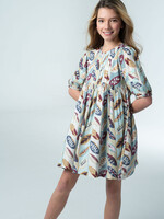 Briton Court EVA DRESS FALLING LEAVES
