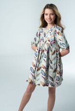 Briton Court EVA DRESS FALLING LEAVES